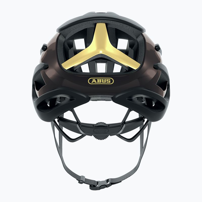 Casco da bicicletta ABUS AirBreaker nero/oro 8