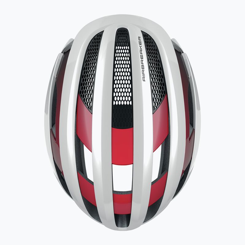 Casco da bicicletta ABUS AirBreaker bianco/rosso 9