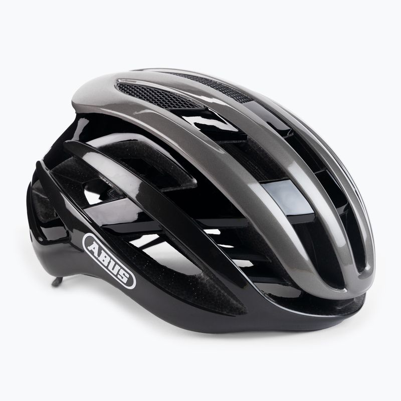 Casco da bicicletta ABUS AirBreaker grigio/scuro