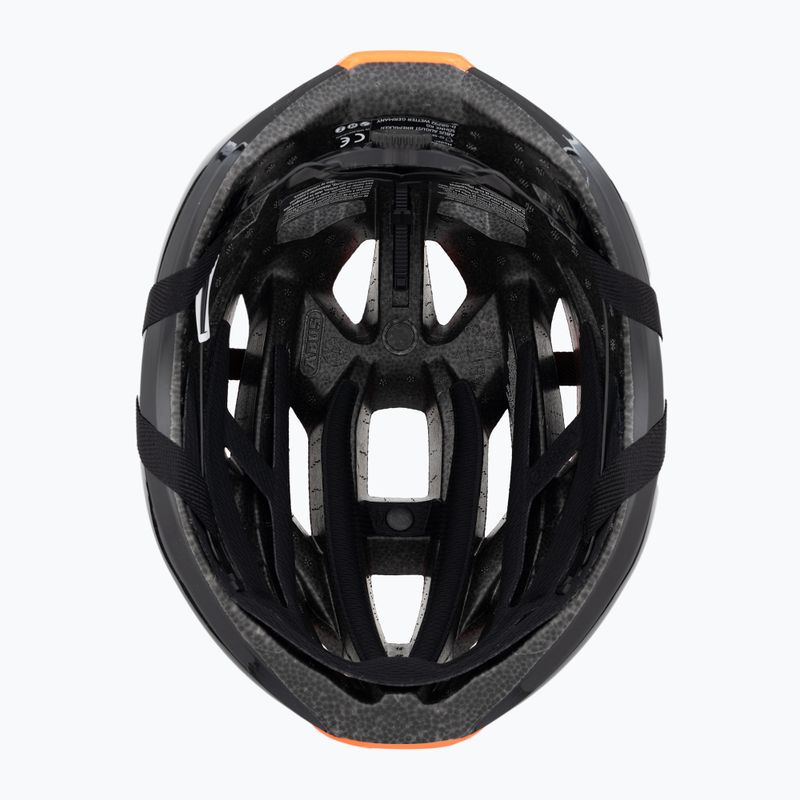 Casco da bicicletta ABUS StormChaser arancione con gambero 2