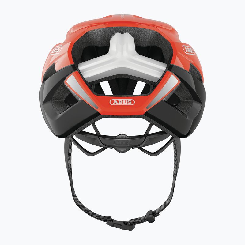 Casco da bicicletta ABUS StormChaser arancione con gambero 5