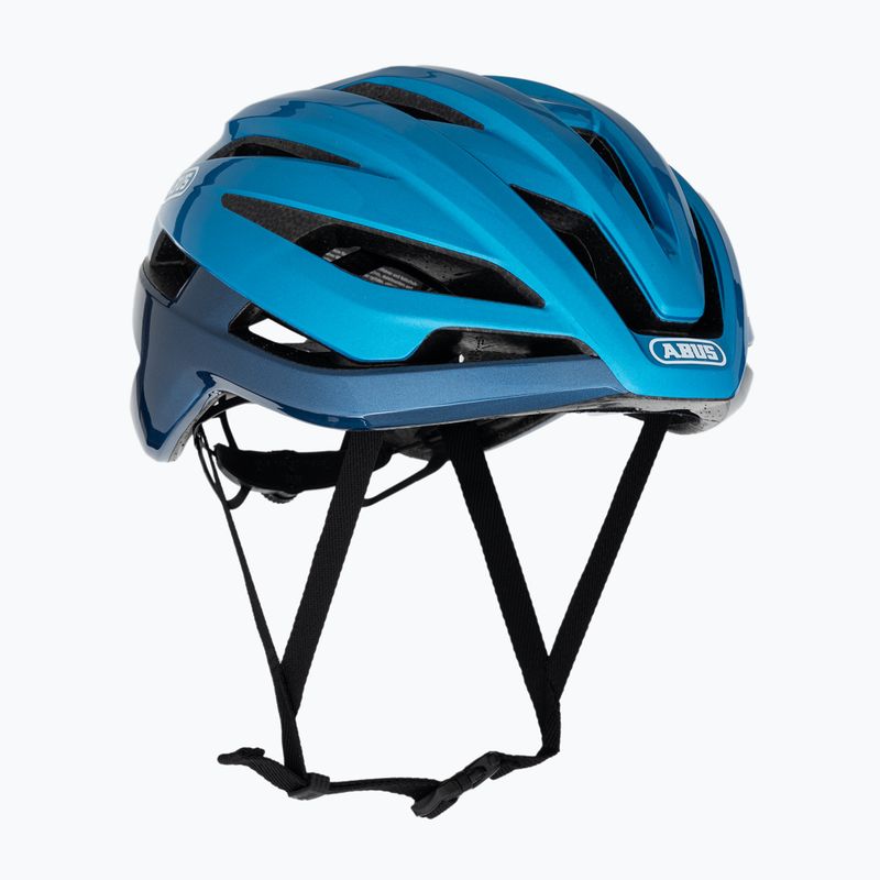 Casco da bicicletta ABUS StormChaser blu acciaio