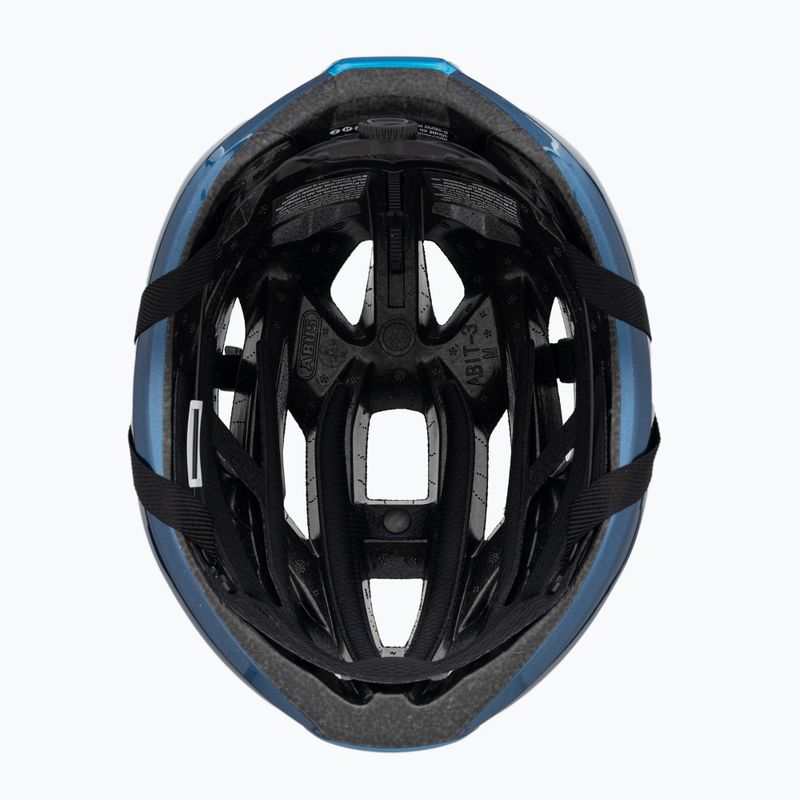 Casco da bicicletta ABUS StormChaser blu acciaio 2