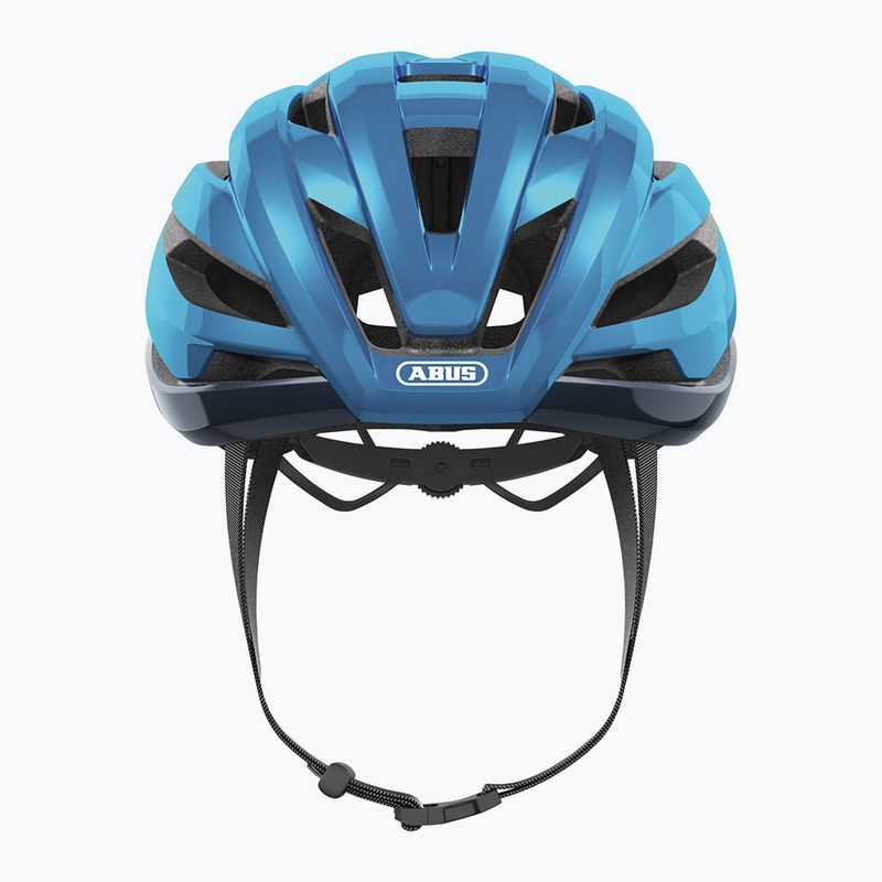 Casco da bicicletta ABUS StormChaser blu acciaio 4