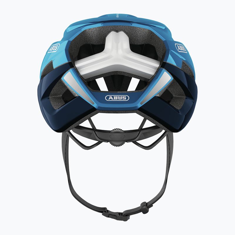 Casco da bicicletta ABUS StormChaser blu acciaio 5