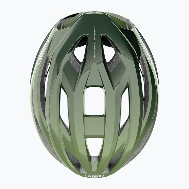 Casco da bicicletta ABUS StormChaser verde opale 6