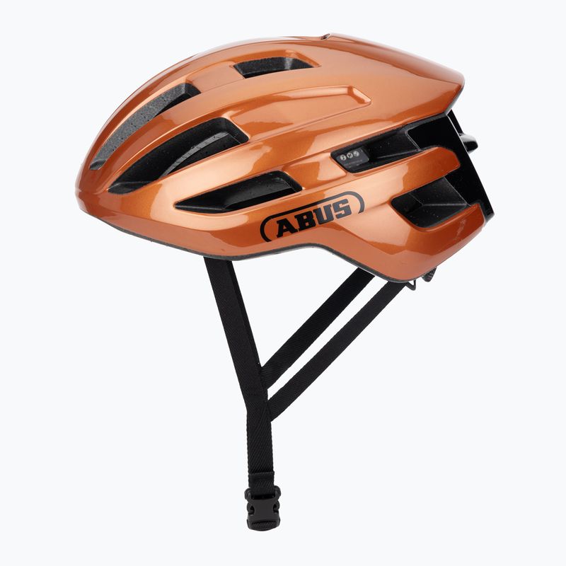 Casco da bicicletta ABUS PowerDome pesce rosso arancione 3