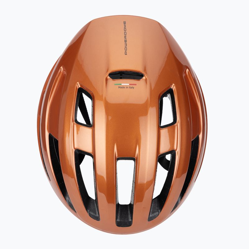 Casco da bicicletta ABUS PowerDome pesce rosso arancione 6