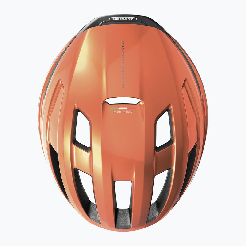 Casco da bici ABUS PowerDome MIPS arancio pesce rosso 4