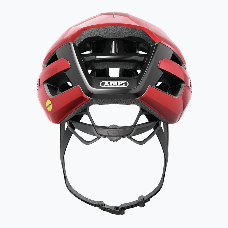 Casco da bicicletta ABUS PowerDome MIPS rosso fiammante 3