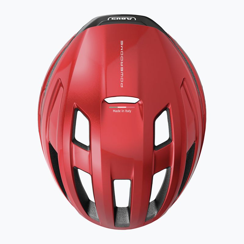 Casco da bicicletta ABUS PowerDome MIPS rosso fiammante 4