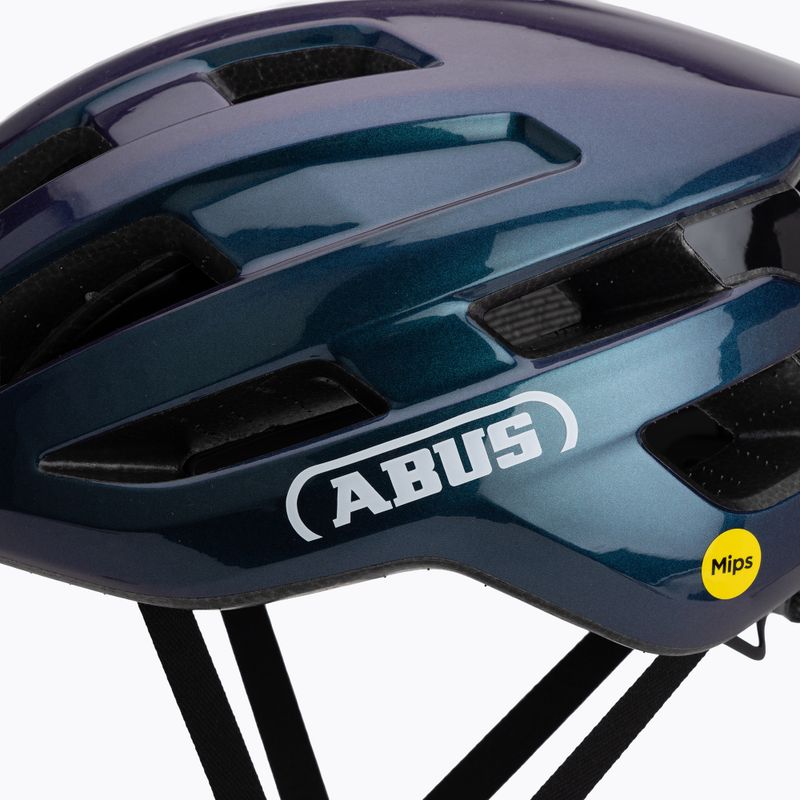 Casco da bicicletta ABUS PowerDome MIPS infradito viola 7