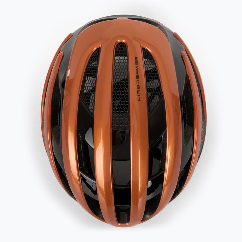 ABUS AirBreaker casco da bicicletta pesce rosso arancione 6