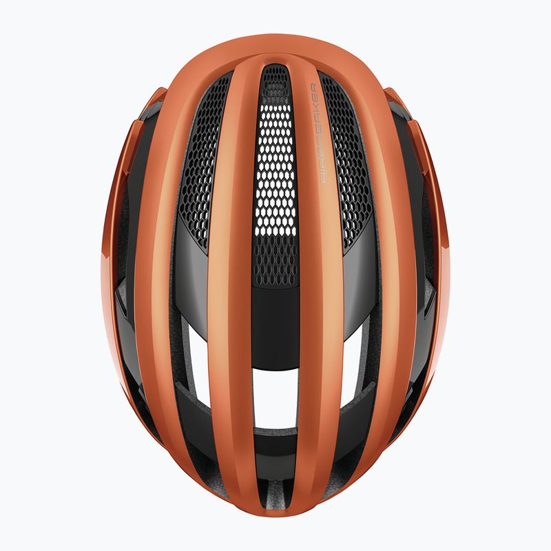 ABUS AirBreaker casco da bicicletta pesce rosso arancione 5