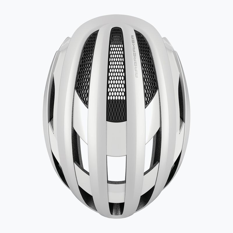 ABUS AirBreaker casco da bicicletta in pile bianco opaco 4