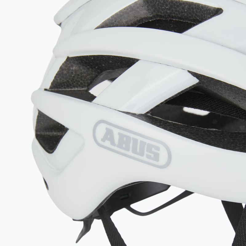 ABUS AirBreaker casco da bicicletta in pile bianco opaco 7