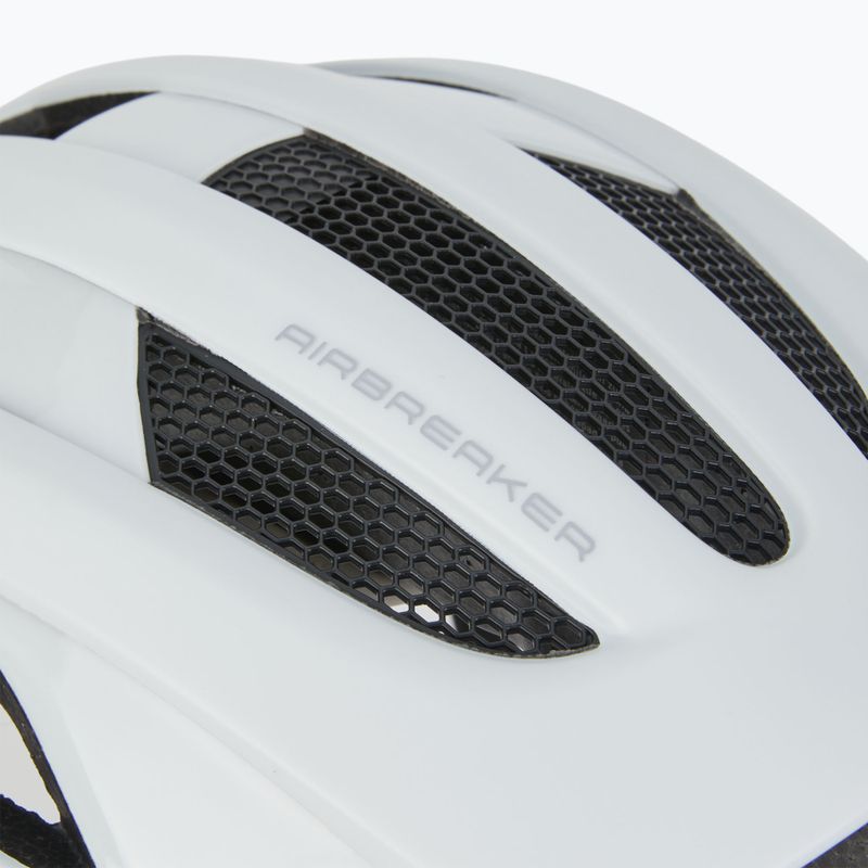 ABUS AirBreaker casco da bicicletta in pile bianco opaco 9