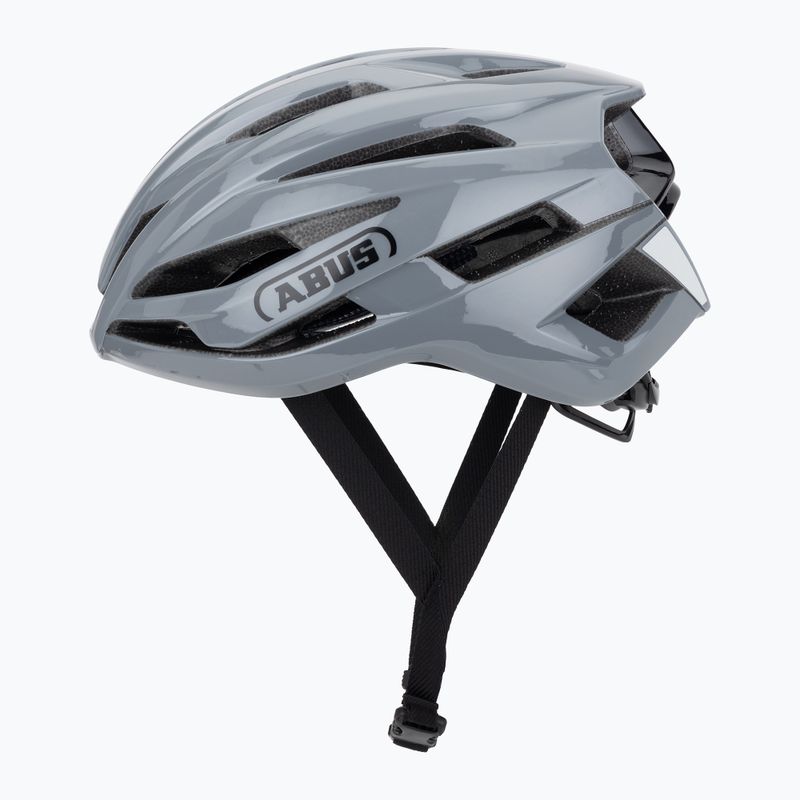 Casco da bicicletta ABUS StormChaser Ace grigio corsa 3