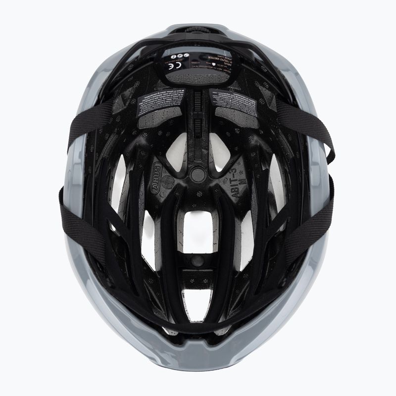 Casco da bicicletta ABUS StormChaser Ace grigio corsa 5