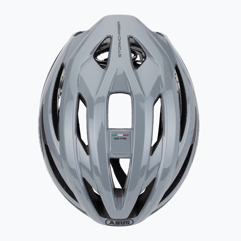 Casco da bicicletta ABUS StormChaser Ace grigio corsa 6