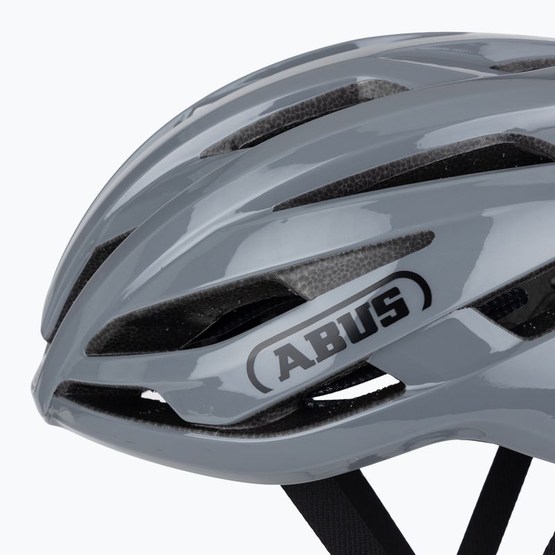 Casco da bicicletta ABUS StormChaser Ace grigio corsa 7