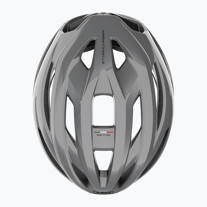 Casco da bicicletta ABUS StormChaser Ace grigio corsa 5