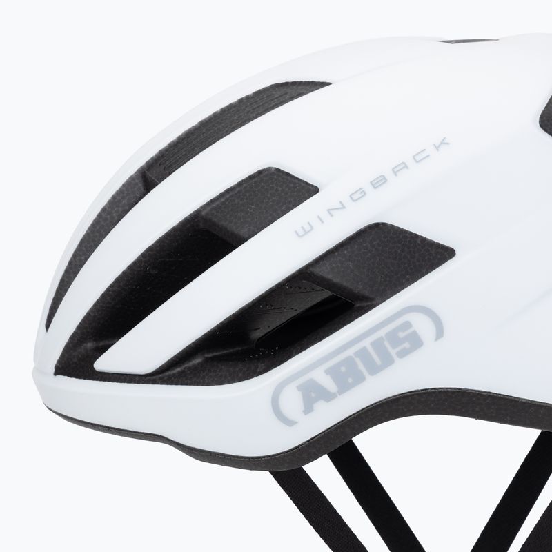 ABUS Wingback casco da bicicletta in pile bianco 7