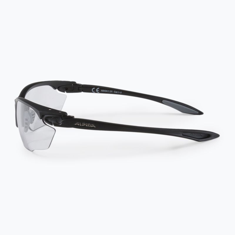 Occhiali da sole Alpina Twist Four V nero opaco/nero 4