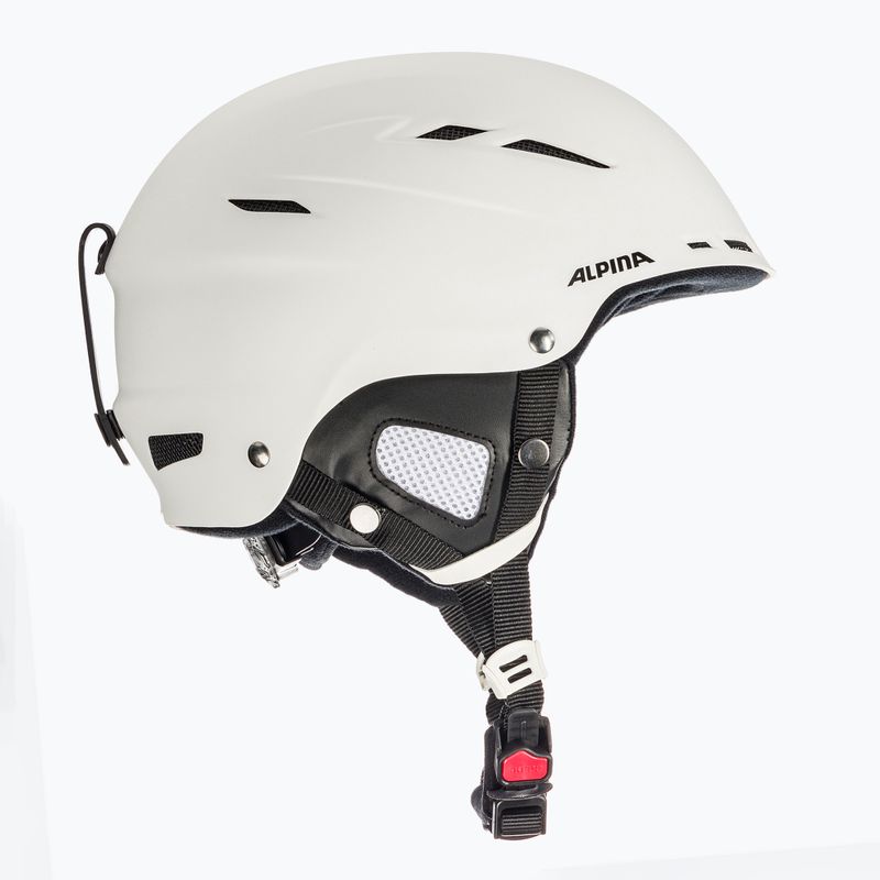 Casco da sci Alpina Biom bianco opaco 4