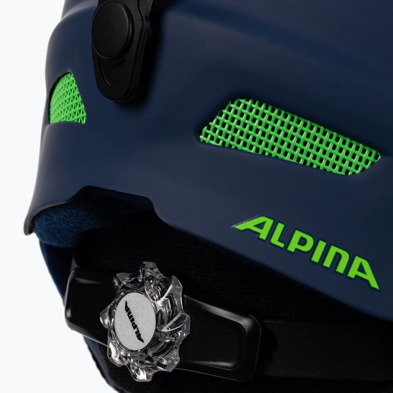 Casco da sci Alpina Biom navy opaco 8