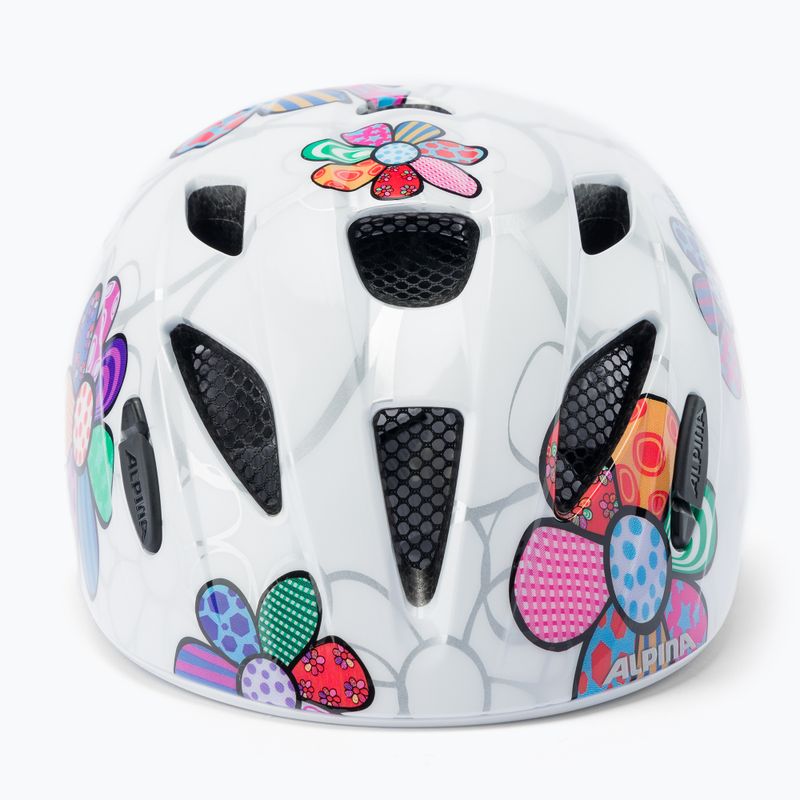 Casco da bici per bambini Alpina Ximo Flash fiore bianco 2