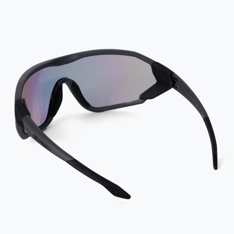 Occhiali da sole Alpina S-Way VM nero carbone opaco/specchio arcobaleno 2