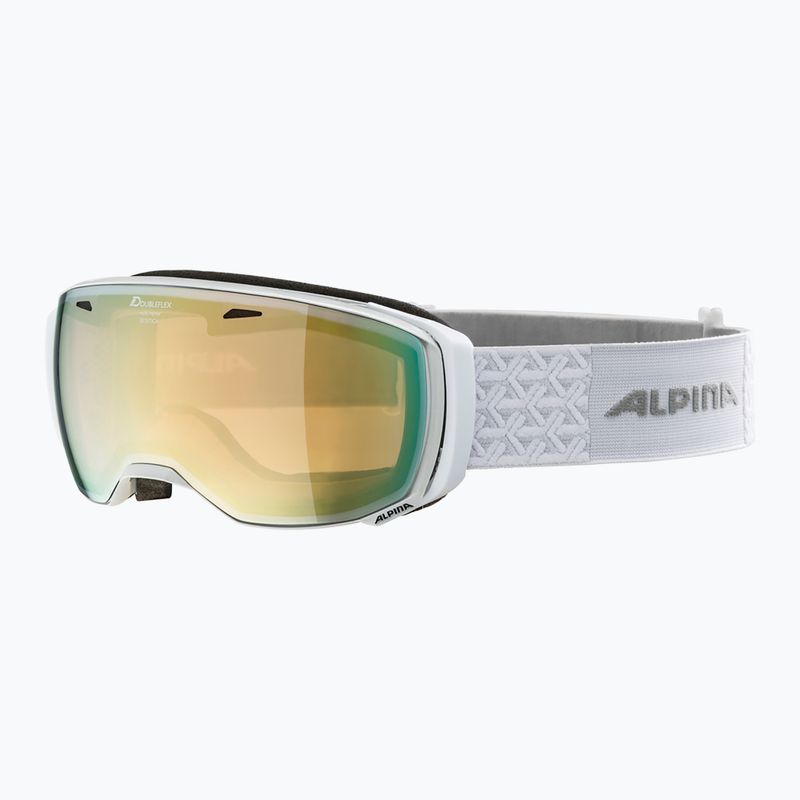 Alpina Estetica Q-Lite bianco perla lucido/mandarino sph occhiali da sci 6
