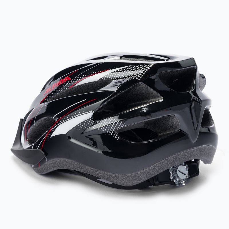 Casco da bici Alpina MTB 17 nero/bianco/rosso 4