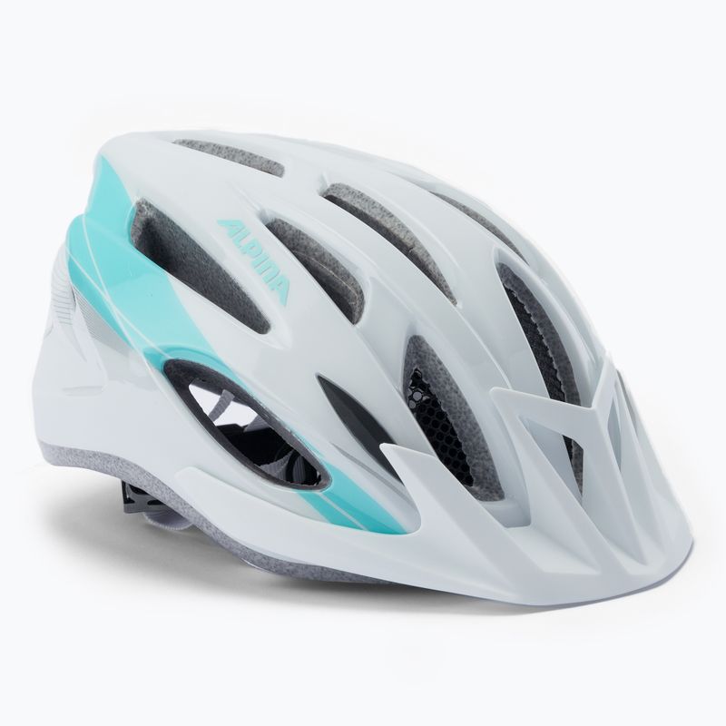 Casco da bici Alpina MTB 17 bianco/azzurro