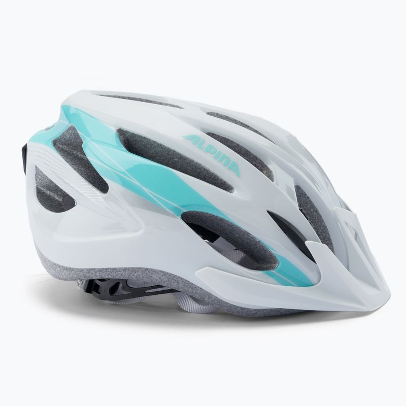 Casco da bici Alpina MTB 17 bianco/azzurro 3