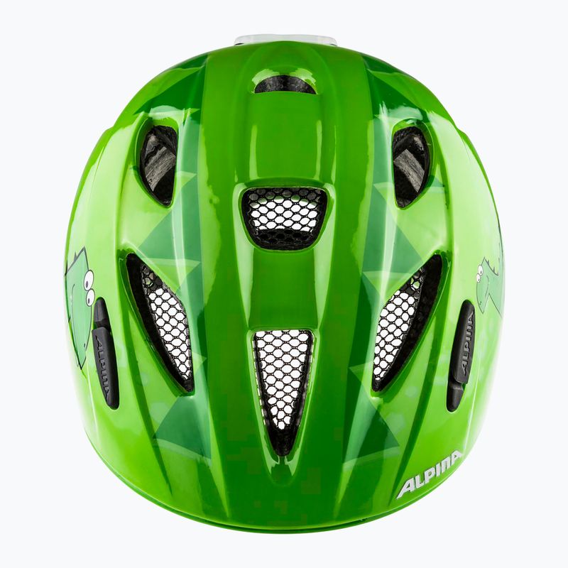 Casco da bici per bambini Alpina Ximo Flash verde dino lucido 3