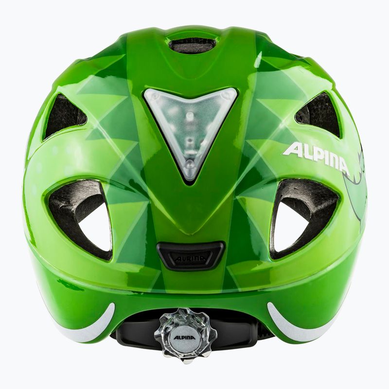 Casco da bici per bambini Alpina Ximo Flash verde dino lucido 4