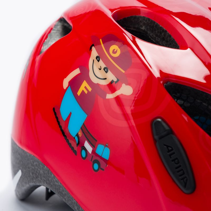 Casco da bici per bambini Alpina Ximo firefighter 7