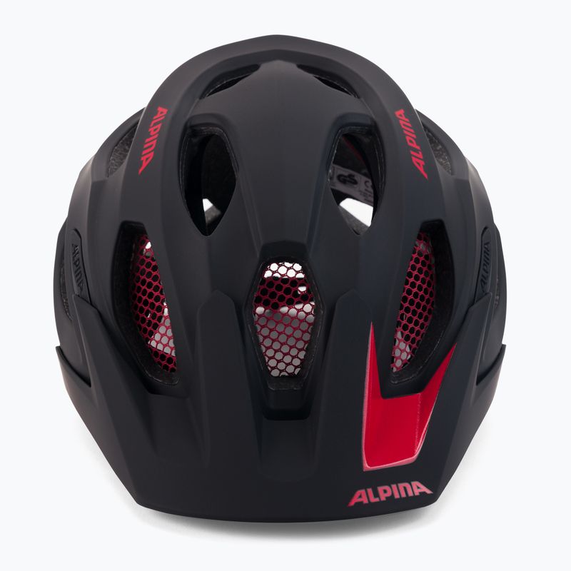 Casco da bici Alpina Carapax 2.0 nero/rosso opaco 2