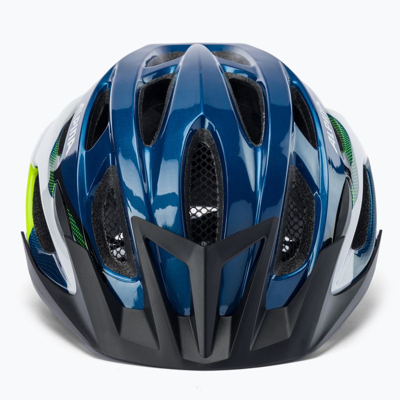 Casco da bici Alpina MTB 17 blu scuro/neon 2