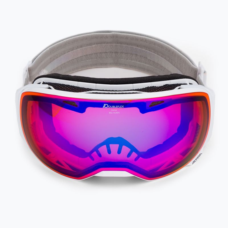 Alpina Big Horn HM occhiali da sci bianco/hm blu sph 2