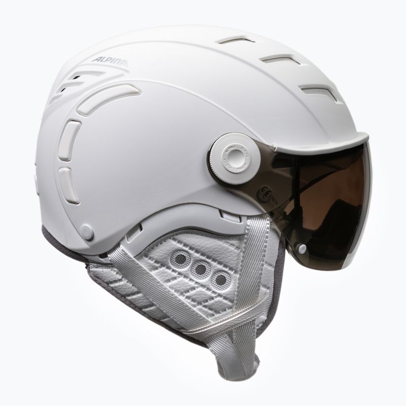 Casco da sci Alpina Jump 2.0 VM bianco/grigio opaco 4