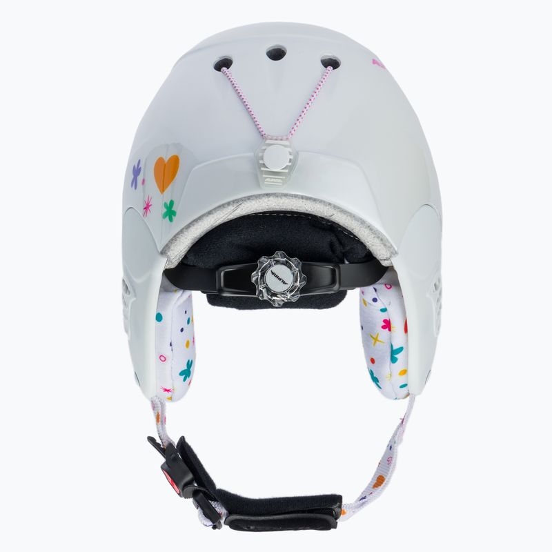Casco da sci Alpina Carat bianco/deco per bambini 3