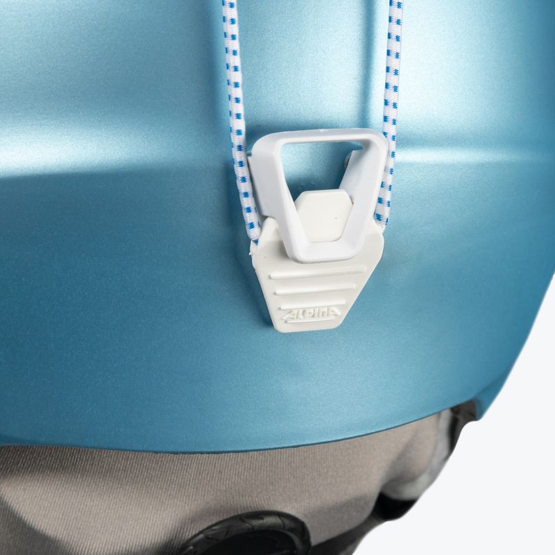 Casco da sci Alpina Grand azzurro/bianco opaco 8