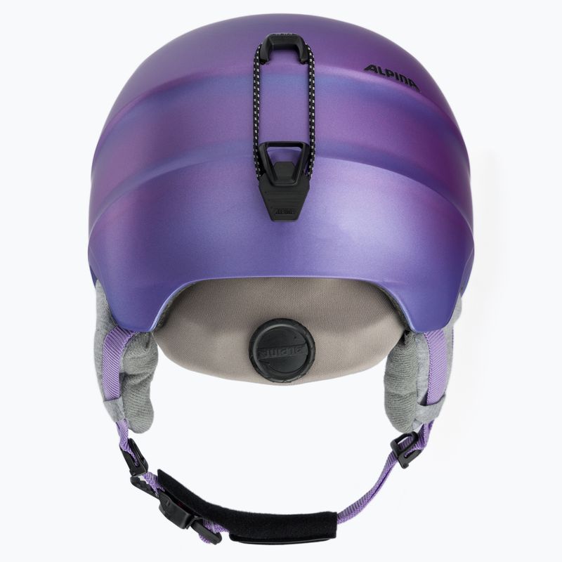 Casco da sci per bambini Alpina Grand Jr infradito viola 3