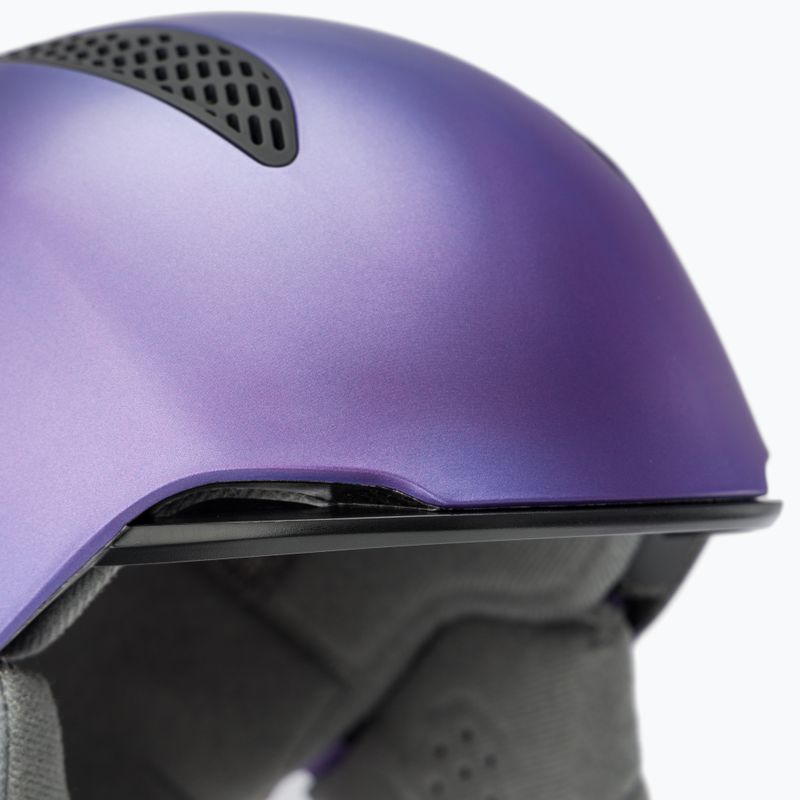 Casco da sci per bambini Alpina Grand Jr infradito viola 6