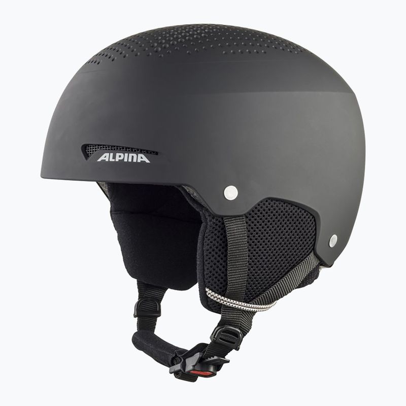 Casco da sci Alpina per bambini Zupo nero opaco 9