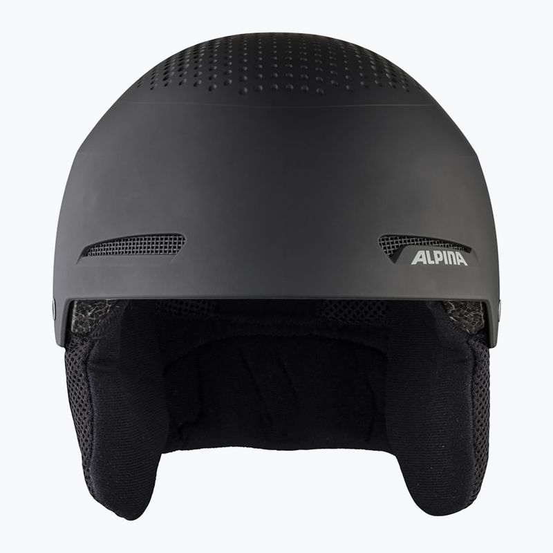 Casco da sci Alpina per bambini Zupo nero opaco 10