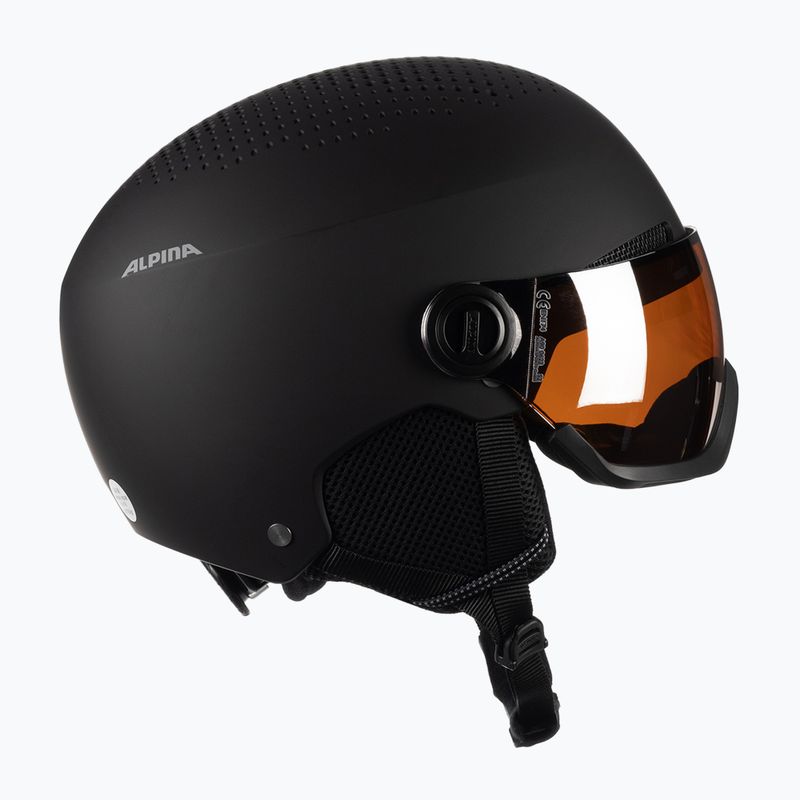 Casco da sci Alpina Arber Visor Q Lite nero opaco 4